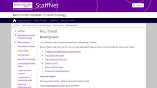 
                            10. Egencia and travel - StaffNet - The University of Manchester