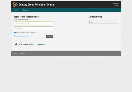 
                            7. Egnyte Drive: How to login : Century Group Resolution Centre