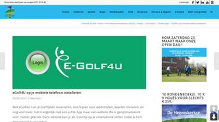 
                            13. eGolf4U op je mobiele telefoon installeren - Heemskerkse Golfclub