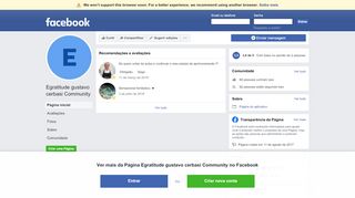 
                            8. Egratitude gustavo cerbasi Community - Página inicial | Facebook