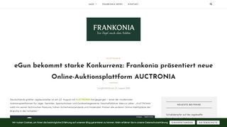 
                            4. eGun bekommt starke Konkurrenz: Frankonia präsentiert neue Online ...
