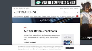 
                            9. eGym: Auf der Daten-Drückbank | ZEIT ONLINE - Die Zeit