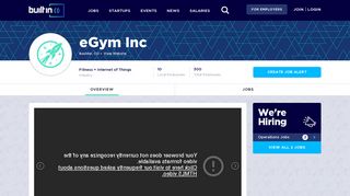 
                            9. eGym Inc | Built In Colorado