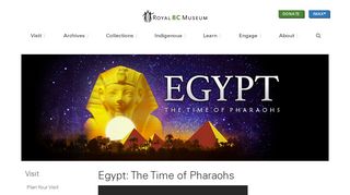 
                            10. Egypt: The Time of Pharaohs | Royal BC Museum and ...