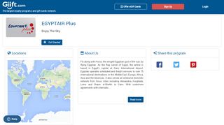 
                            7. EGYPTAIR Plus miles program - Giift.com