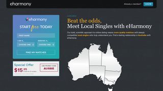 
                            5. eHarmony Australia | Local Trusted Dating Site