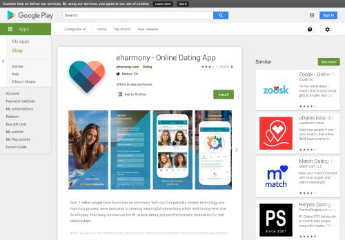 
                            6. eharmony - Online Dating App - Apps on Google Play