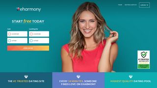 
                            12. eharmony | Online Dating Site for Like-Minded Singles