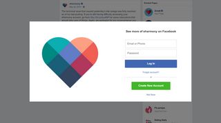 
                            12. eharmony - The technical issue that caused yesterday's... | Facebook