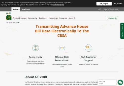 
                            4. eHBL | ACI eHBL | Electronic HouseBills Service Provider for CBSA ...