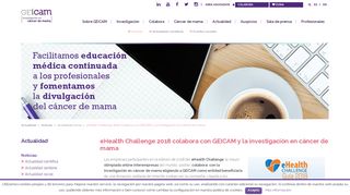 
                            6. eHealth Challenge 2018 colabora con GEICAM y la investigación en ...