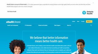 
                            13. eHealth Ontario | It's Working For You