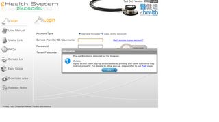 
                            10. eHealth System (Subsidies) - System Login