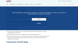 
                            13. EHIC (Europese Zorgpas) - UMC Zorgverzekering