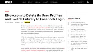 
                            4. EHow.com to Delete its User Profiles and Switch Entirely to Facebook ...