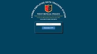 
                            2. eHRMS Employee Tracking - West Bengal Police