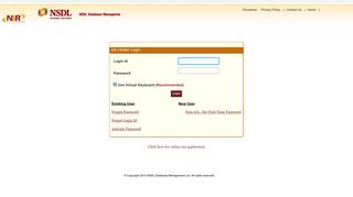 
                            3. eIA Holder Login - NIR Login