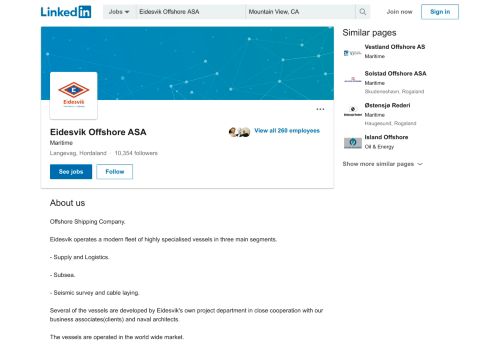 
                            6. Eidesvik Offshore ASA | LinkedIn
