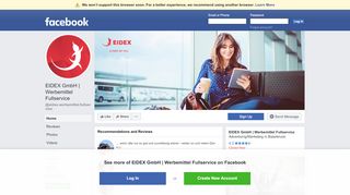 
                            4. EIDEX GmbH | Werbemittel Fullservice - Home | Facebook