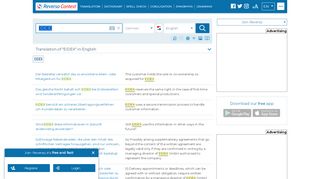 
                            12. EIDEX - Translation into English - examples German | Reverso ...