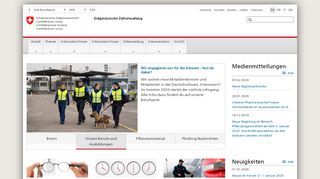 
                            5. Eidgenössische Zollverwaltung EZV - Der Bundesrat admin.ch