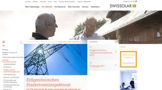 
                            11. Eidgenössisches Starkstrominspektorat - Swissolar