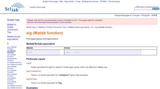 
                            11. eig (Matlab function) - Find eigenvalues and eigenvectors