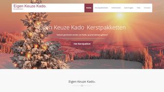 
                            5. Eigen Keuze Kado - Kerstpakketten 2018