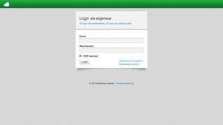 
                            12. Eigenaar - Login as - Booking Experts