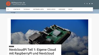 
                            10. Eigene Cloud mit dem Raspberry Pi und Nextcloud - bitreporter.de