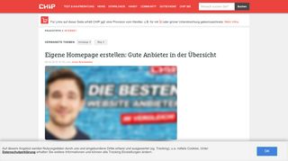 
                            5. Eigene Homepage erstellen: Gute Anbieter in der Übersicht - CHIP