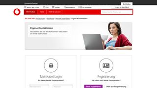 
                            6. Eigene Kontaktdaten - Vodafone Kabel Deutschland ... - MeinKabel