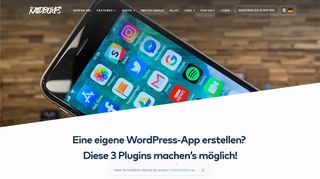 
                            8. Eigene WordPress-App erstellen? Diese 3 Plugins machen's möglich!