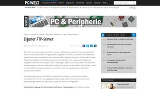 
                            10. Eigener FTP-Server - PC-WELT