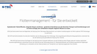 
                            6. Eigenmarke GPS-CarControl, Flottenmanagement - S-TEC GmbH