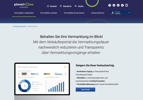 
                            1. Eigentümerportal - bei PlanetHome Immobilien