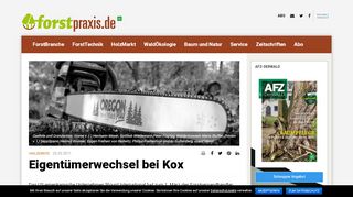 
                            7. Eigentümerwechsel bei Kox - forstpraxis.de