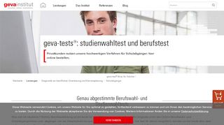 
                            10. Eignungstests, Berufstests und Berufsberatung für Schüler - geva-institut