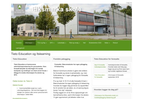 
                            4. Eiksmarka skole : Tieto Education og Itslearning