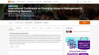 
                            6. EIMMR (Sep 2019), International Conference on Emerging Issues in ...