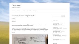 
                            9. Ein Einblick in unsere Design-Entwürfe | Cavalcando