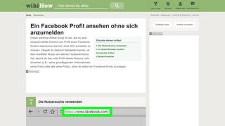 
                            13. Ein Facebook Profil ansehen ohne sich anzumelden – wikiHow