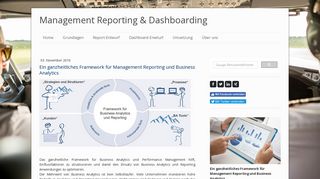 
                            7. Ein ganzheitliches Framework für Management Reporting und ...