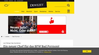 
                            5. Ein neuer Chef für das BFW Bad Pyrmont - Dewezet