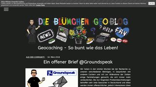 
                            13. Ein offener Brief @Groundspeak - Geocaching - So bunt wie das ...