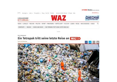 
                            11. Ein Tetrapak tritt seine letzte Reise an | waz.de | Rhein und Ruhr