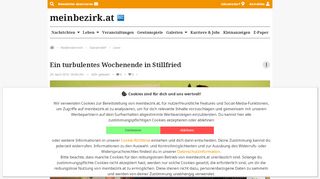 
                            9. Ein turbulentes Wochenende in Stillfried - Gänserndorf - Meinbezirk.at