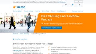 
                            8. Eine Facebook-Fanpage erstellen: So geht's! | STRATO - Strato AG