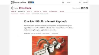 
                            12. Eine Identität für alles mit Keycloak | heise Developer