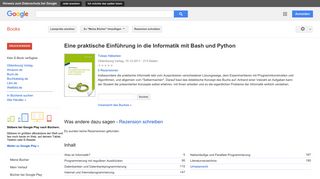 
                            9. Eine praktische Einführung in die Informatik mit Bash und Python